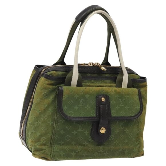 LOUIS VUITTON Monogram Mini Sac Marie Kate Bag TST Khaki LV Auth - Picture 1 of 16